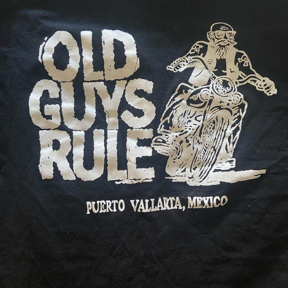 “Old guys rule” over sized tee - Picture 2 of 2